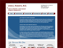 Tablet Screenshot of lynnerobertsmd.com